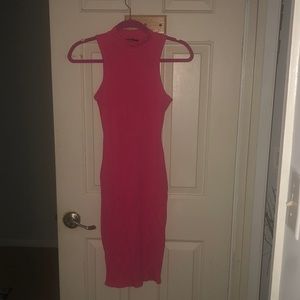 hot pink dress